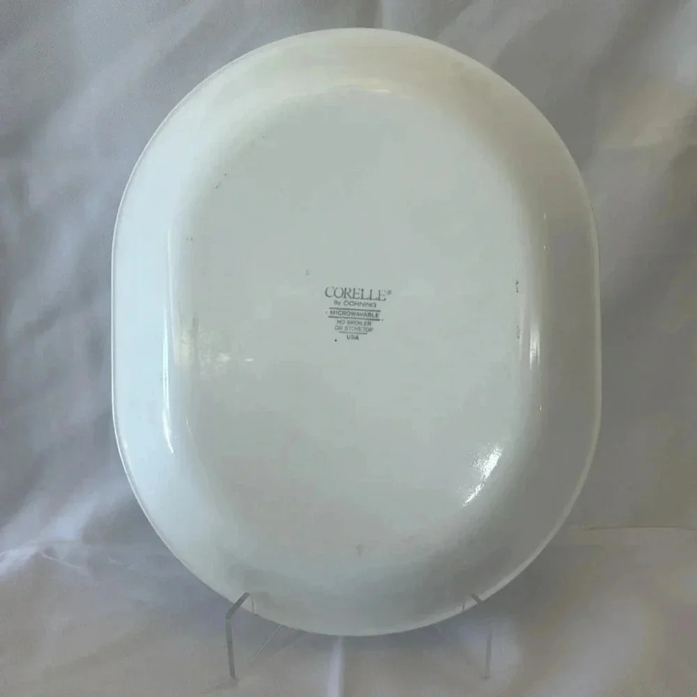 Corelle Black Orchid 12" Oval Serving Platter - Picture 2 of 3